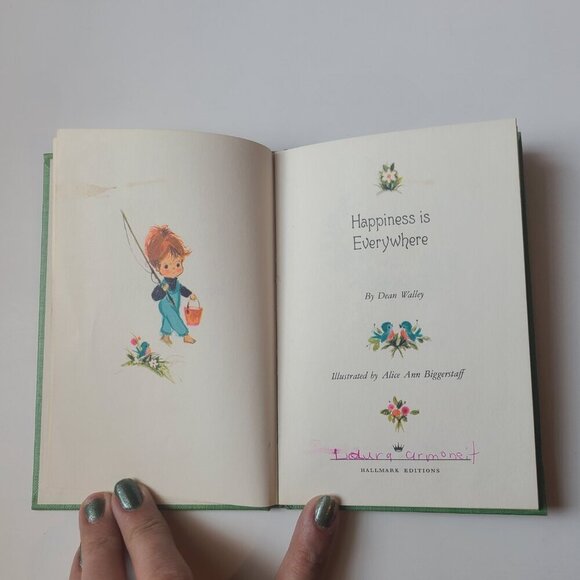 *4 for $20* Vintage Book - Happiness is Everywhere - 1967 Hallmark - Picture 4 of 7